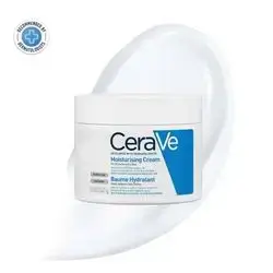 cerave moisturising cream for dry to very dry skin for face and body with 3 essential ceramides & hyaluronic acid (340g)