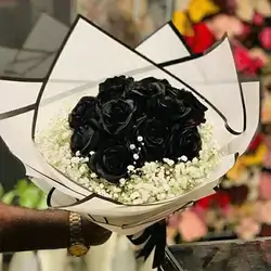 Black Flower Bouquet