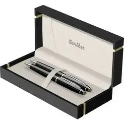 Scri̇kss 88 Fountain Pens - Ballpoint Pens Two Set Titanium