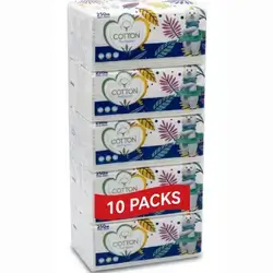 Cotton Facial Tissue 250g - PACK 10