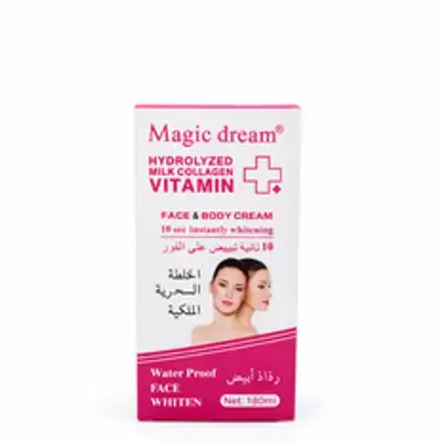 Magic dream Hydrolyzed Milk Collagen Vitamin Face & Body Cream