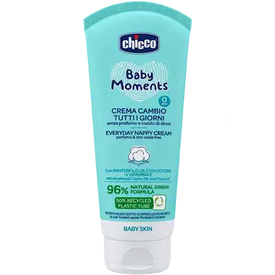 Baby Moments Every Day Nappy Cream 0m+ Perfume & Zinc Oxide Free 100ml _ Chicco
