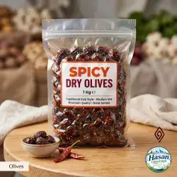 Spicy Dry Olives