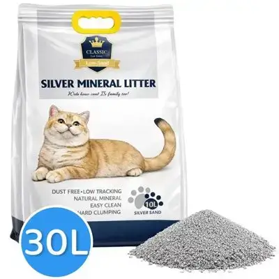 Mineral Cat Litter Unscented 30L