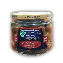 Finely chopped cucumbers, 300g glass Zer