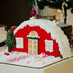 Christmas Red Velvet Cake - 8 Person
