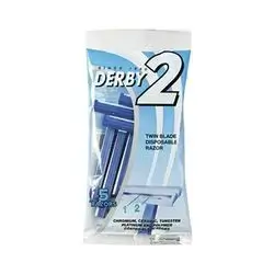 Derby Blu 2 Blade 5 Razors