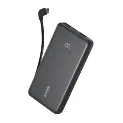Anker Zolo Power Bank 20000mAh – 22.5W Fast Charging (Black, Type-C Cable Included)