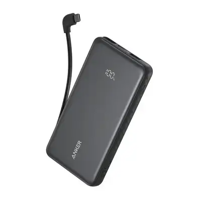 Anker Zolo Power Bank 20000mAh – 22.5W Fast Charging (Black, Type-C Cable Included)