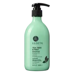 Tea Tree & Mint Shampoo For All Hair Types 500ml _ LUSETA