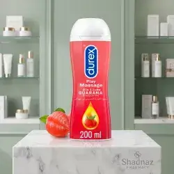 Buy Durex Play Stimulating Massage 2 in 1 Guarana Lube, 200ml//ديوركس بلاي مساج مزلق الجوارانا الحميمي 2 في 1 - 200 مل