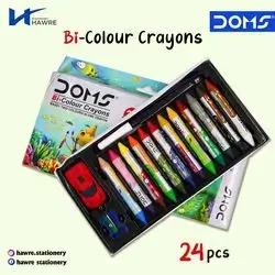 Bi-Colour Crayons-DOMS