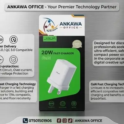 Jaua Pd 20W Fast Charger Type-C Port