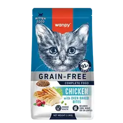 WANPY Grain Free Complete Food For Kitten Chicken Recipe 1.5KG