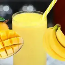 Mango & Banana Milk Cocktail