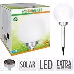 Solar Lıght Ball 20Cm Ww Led