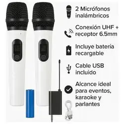 Wireless Microphone 2 pcs/Professional Universal