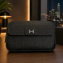 HERMES Hand Bag with FingerPrint
