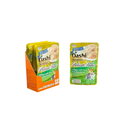 Inaba - Dashi Delights - Chicken with Tuna & Scallop 6 pieces+1gift