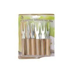 Tableware Cheese And Olive Fork 6 Pcs