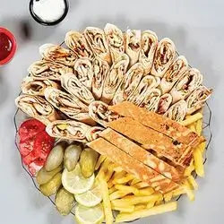 Medium Arabic Shawarma Plate 28 Pieces