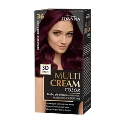 Multi Cream Permanent Intensive Hair Color Dye Care 36 ROYAL BURGUNDY _ JOANNA