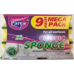 Parex Classic Sponge Green, 9 Pieces