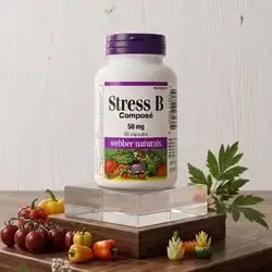 Stress B Composé 50mg webber naturals (60 capsules)