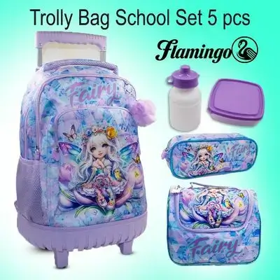 Trolley Bag School Set 5pcs