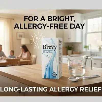 Brevy (Desloratadine 2.5 mg / 5 ml) Syrup