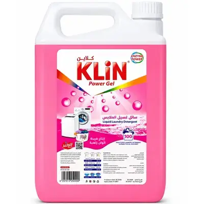 Klin Power Gel Washing Liquid Pink 4750g