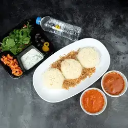 Plain Rice And Broth