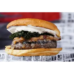 Pear Bacon Jam Burger