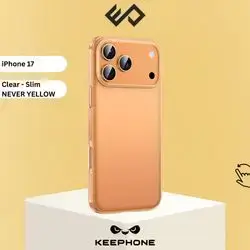 KeePhone X-Crystal Clear Never Yellow Case for iPhone 17