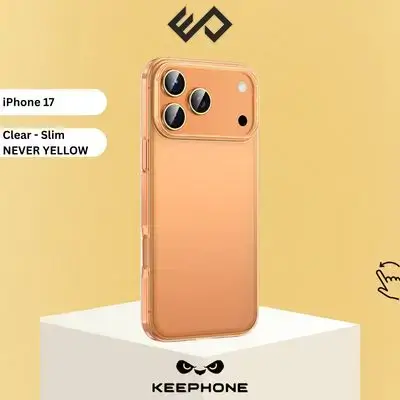 KeePhone X-Crystal Clear Never Yellow Case for iPhone 17