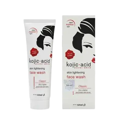 kojic acid Secret White Skin Lightening Face Wash 125ml _ NVAi