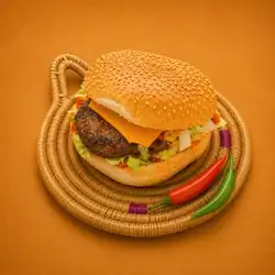 Beef Burger With Cheese