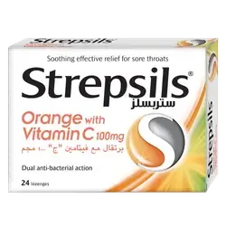 Strepsils Orange + Vitamin C