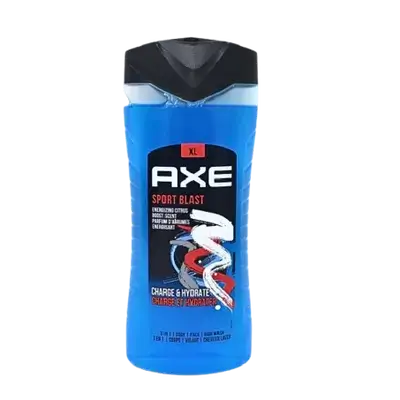 Sport Blast 3 in 1 Body Face & Hair Wash 400ml _ AXE