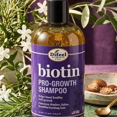 Difeel Biotin Pro-Growth Shampoo.