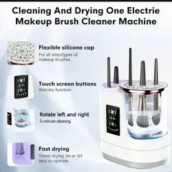 FollowBreak 3-In-1 Electric Makeup Brush Cleaner With Makeup Brush Dryer