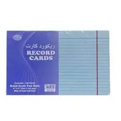 Record Card-8x5 size -100 cards-240gsm