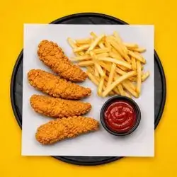 Chicken Kentucky With Fries - 4 Pieces