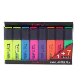 Taste-Highlighter- 1 set-8 pcs