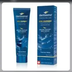 Dentissimo SPA Expert Limited Edition thermal water toothpaste.
