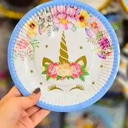 disposable paper plate