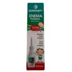 Dermosept Enema Pediatric for kids 3-12 years
