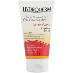 hydroderm facial cleansing gel oily and acneic skin acne wash