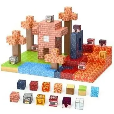 Minecraft Magnetic Blocks - 100pcs
