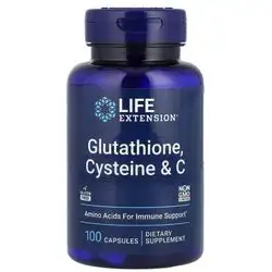 Glutathione cysteine &c 100 capsule life extension